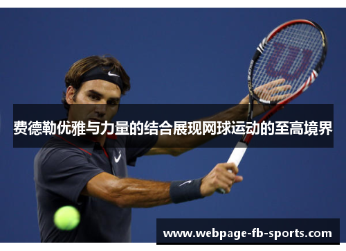 费德勒优雅与力量的结合展现网球运动的至高境界